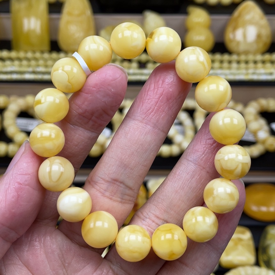 琥珀裸石未镶嵌琥珀蜜蜡