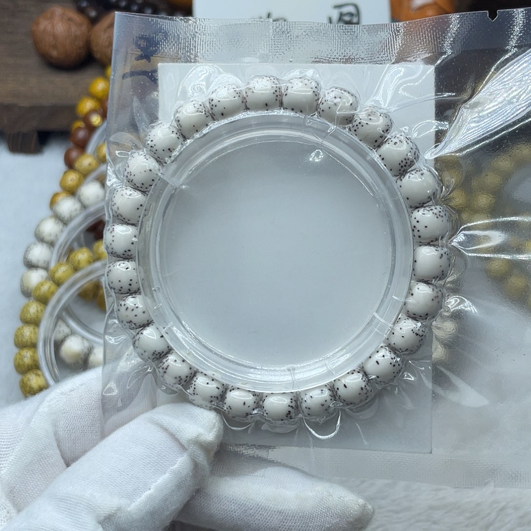 星月菩提手串原生态9✖️8半壁留白