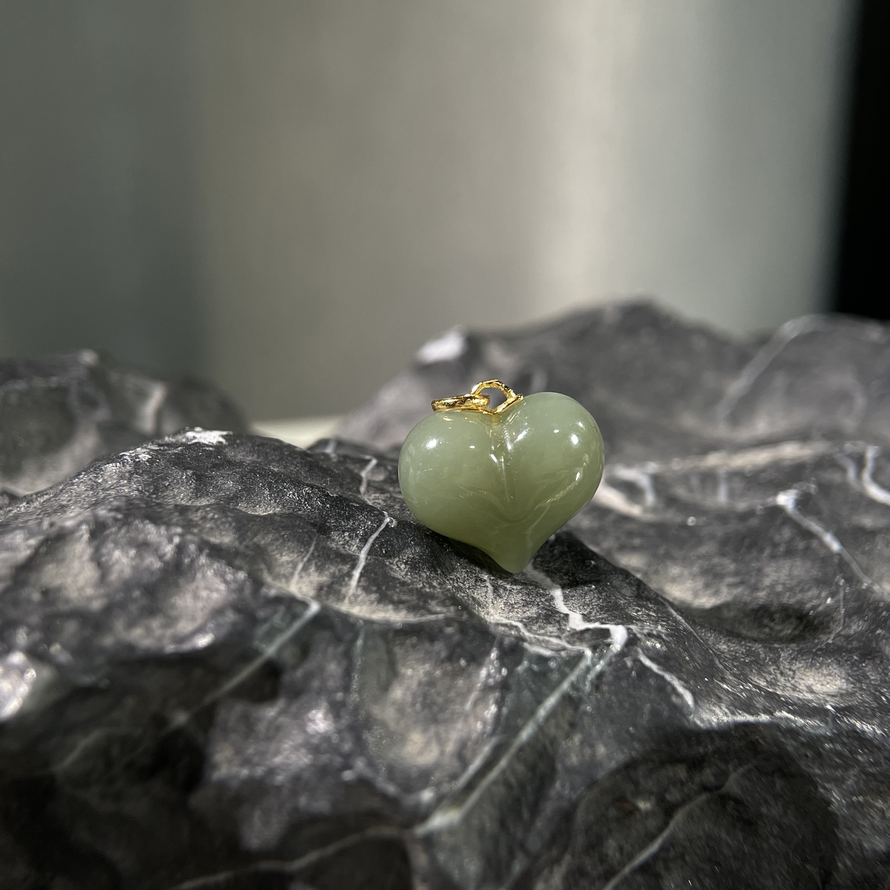 s925和田玉屁桃15*13*8 KT25112613