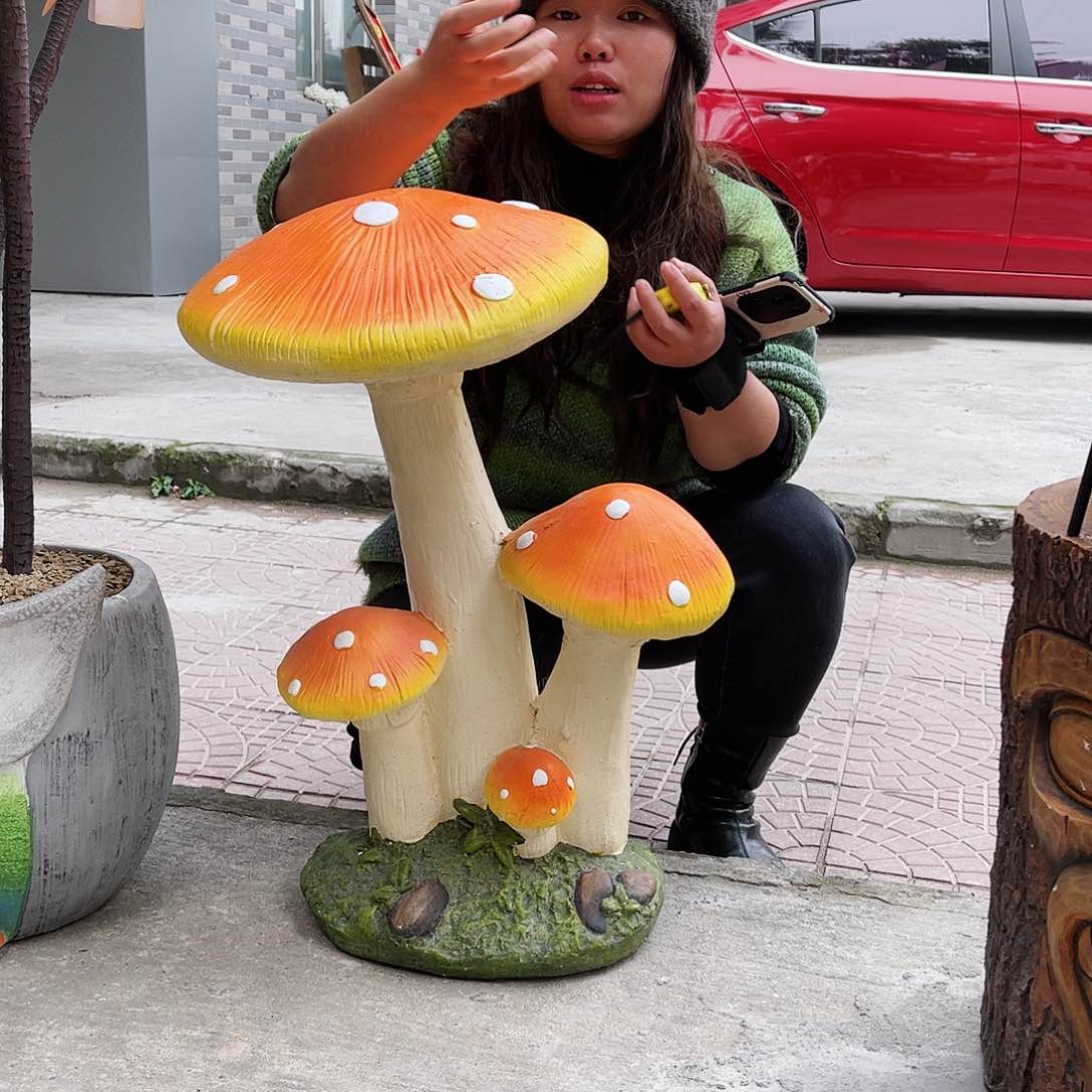 【闪购商品】无铅玻璃花园摆件&000&