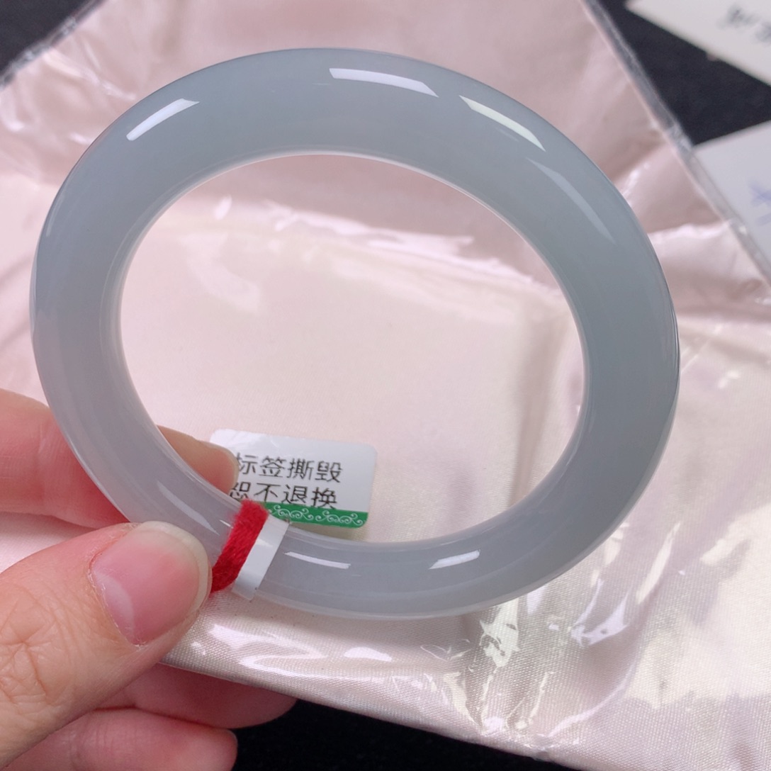未镶嵌手镯翡翠缅甸天然翡翠手镯55