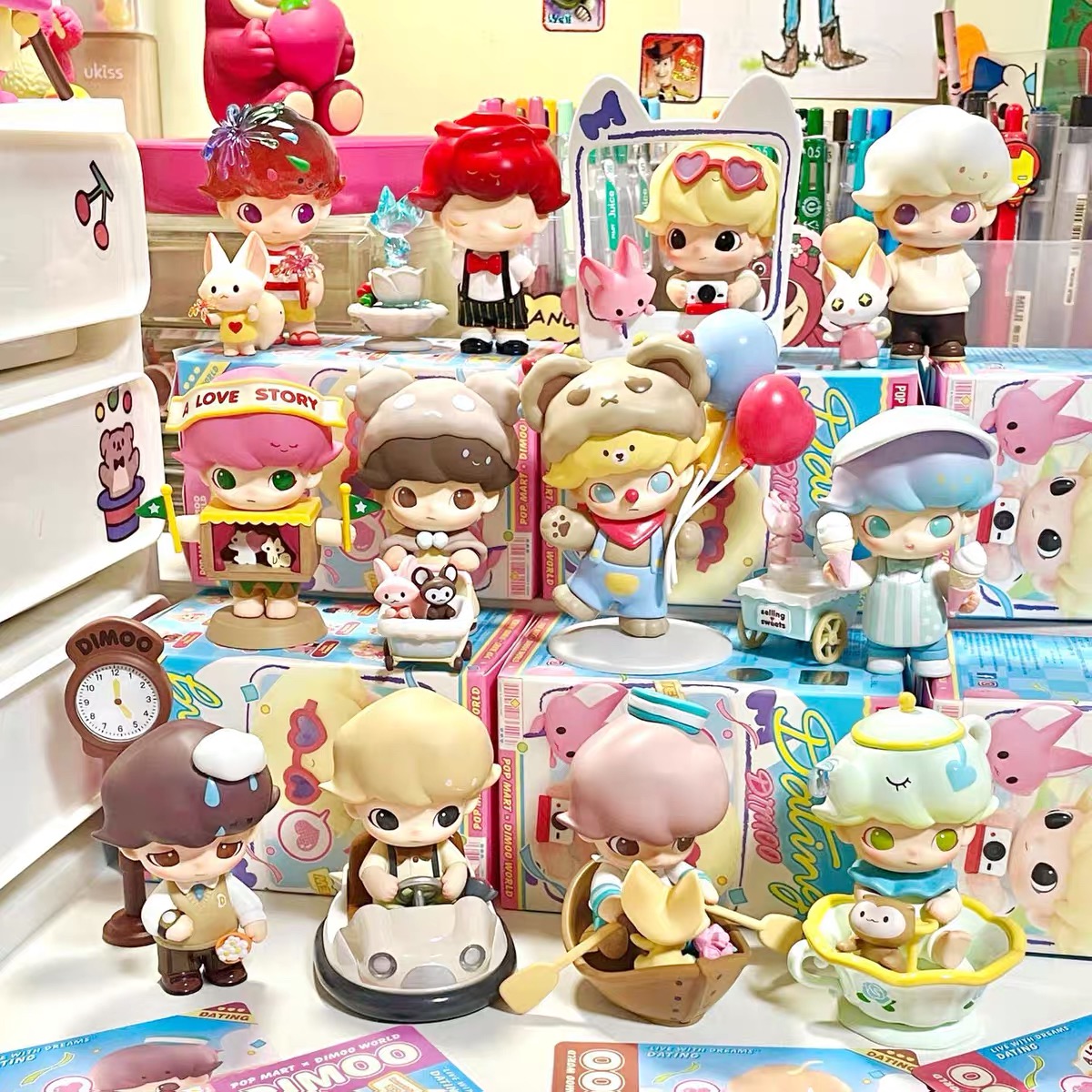 国版高质量DIMO约会日系列盲盒手办潮玩情人节表白礼物生日礼物