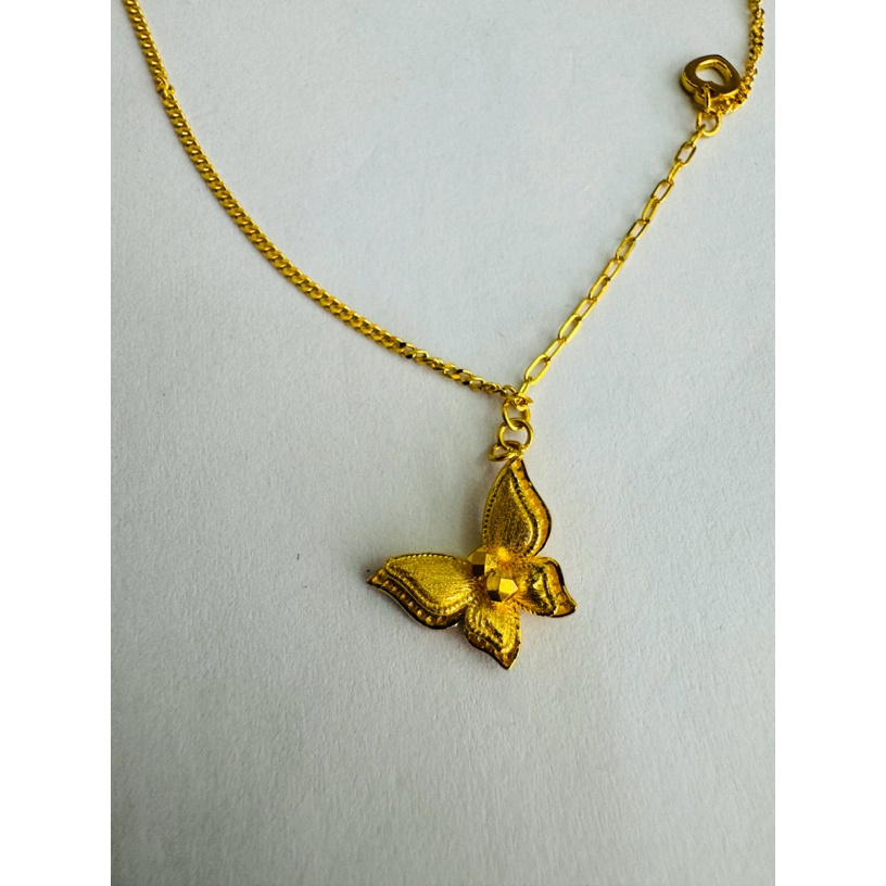 【小云专享】足金999饰品 蝴蝶套链 4.47 GP