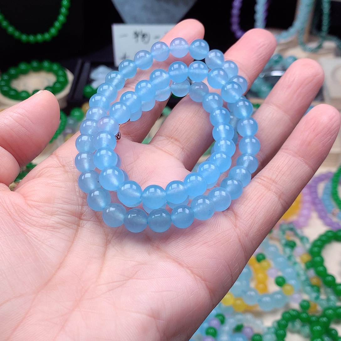 斌***卡8圆珠手串项链男女款