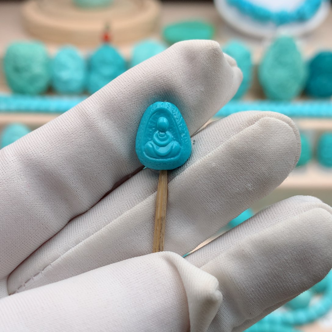 绿松石珠宝奇石未镶嵌