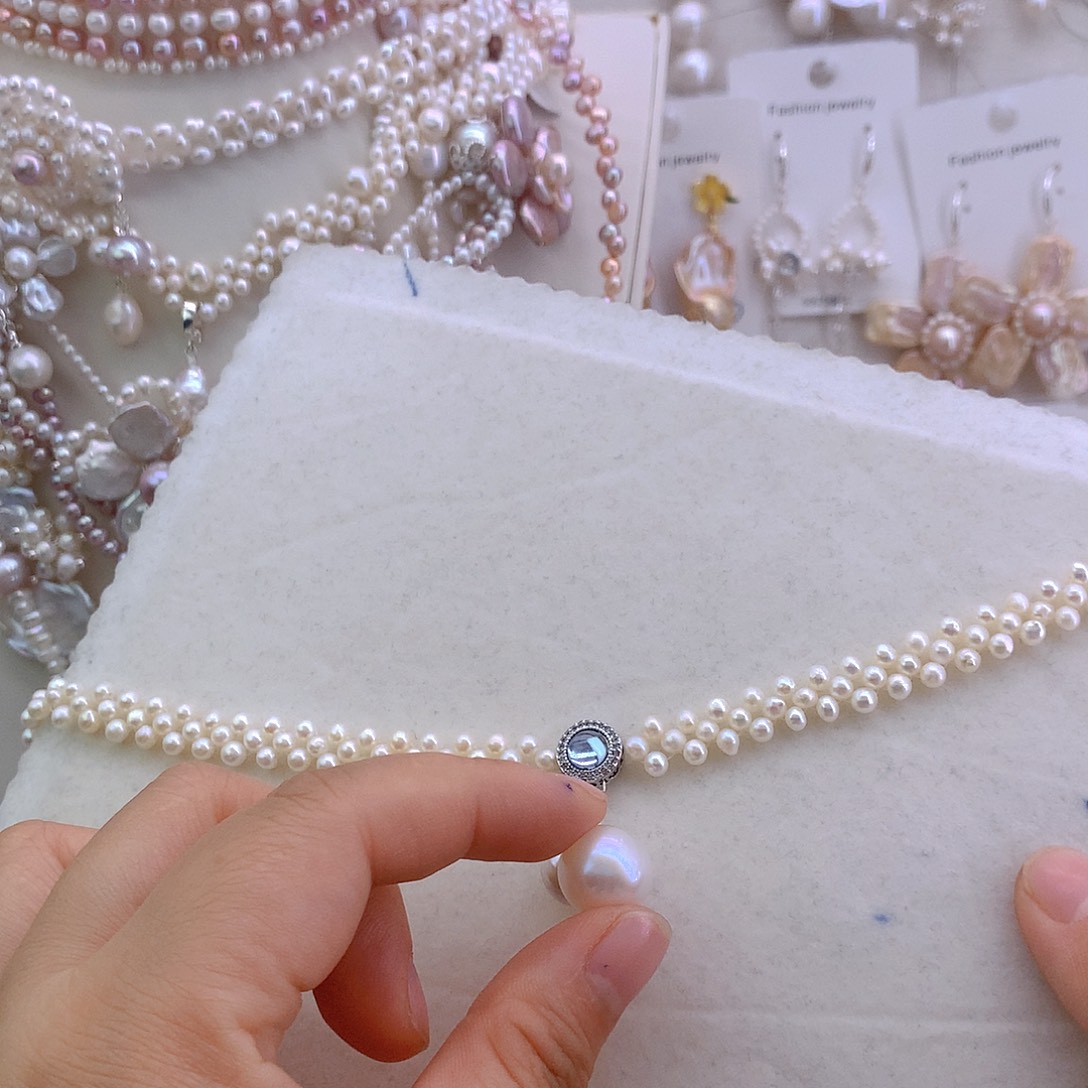 随***缘淡水珍珠项链未镶嵌