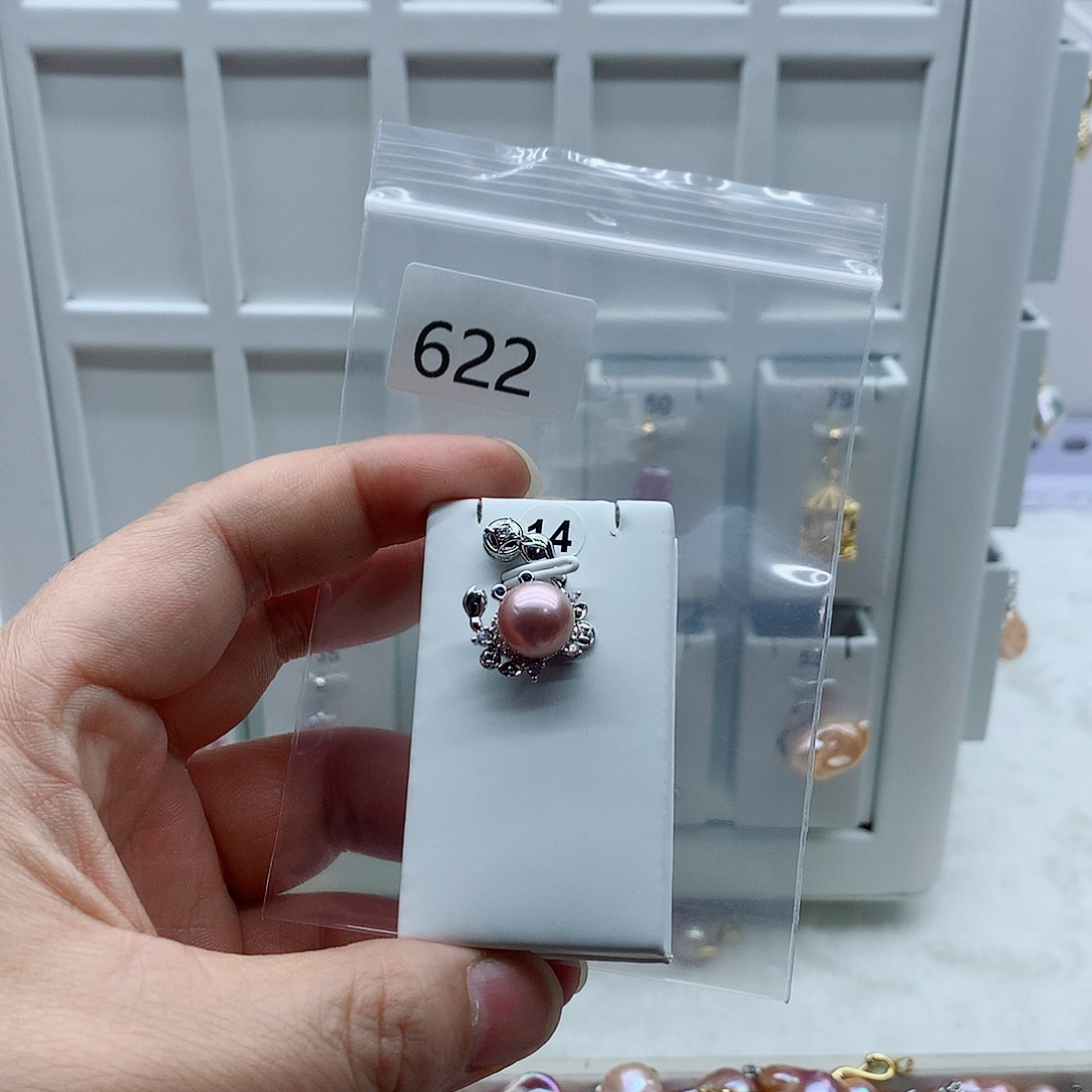 合金吊坠(不含链)淡水珍珠