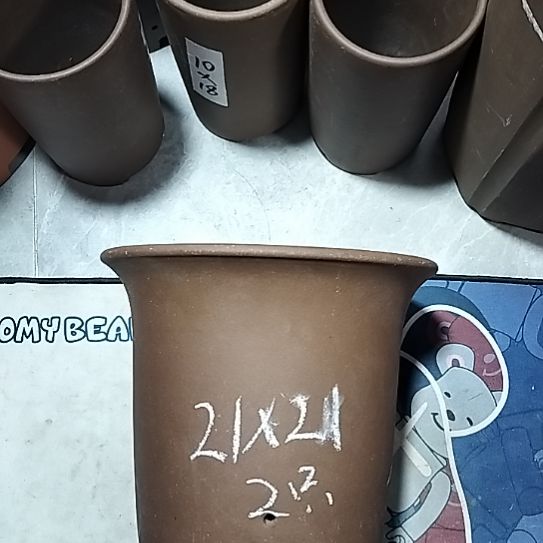 紫砂大金钟两个紫砂