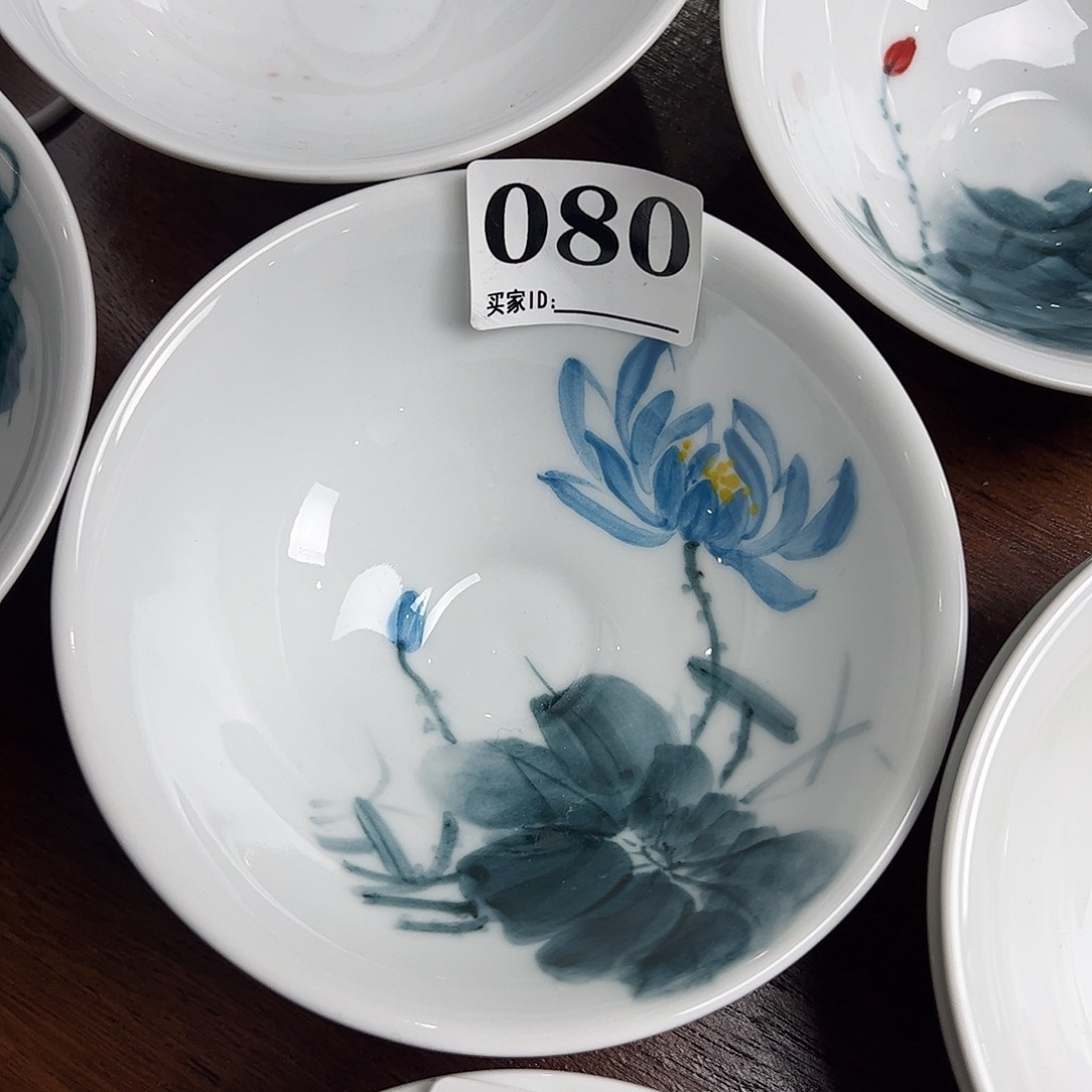 瓷片景德镇陶瓷手工手绘制作
