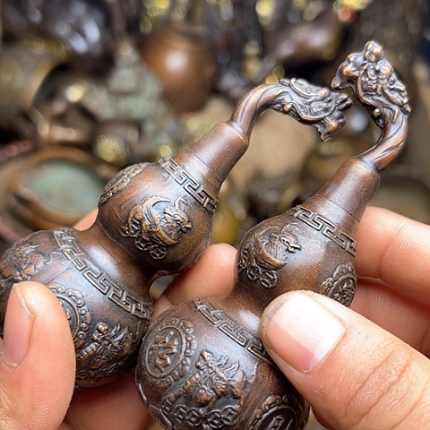 铜制文玩把玩物件