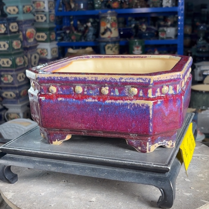 一风堂石湾花盆 内22*10小气孔