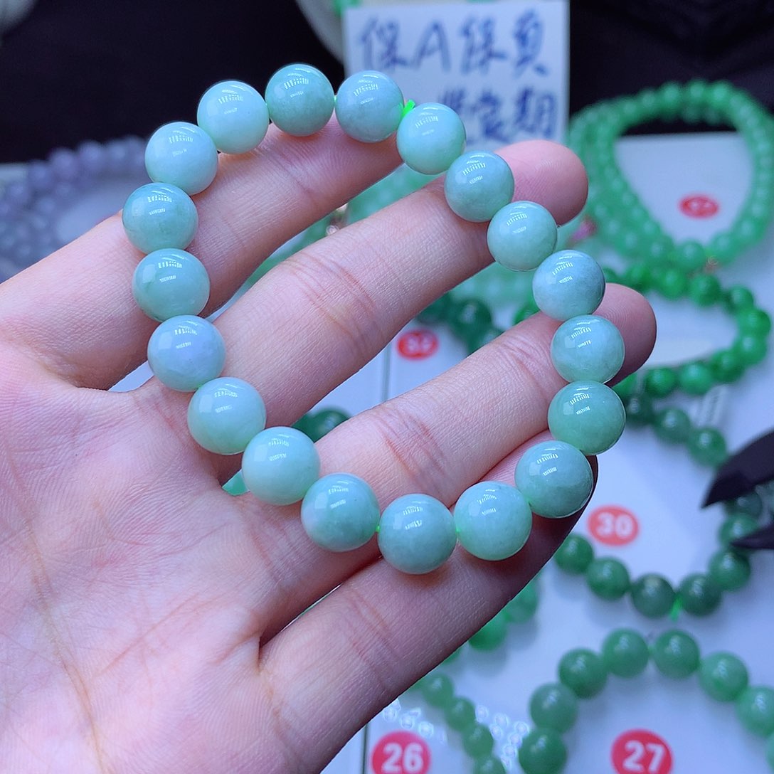 翡翠毛衣链未镶嵌卡10