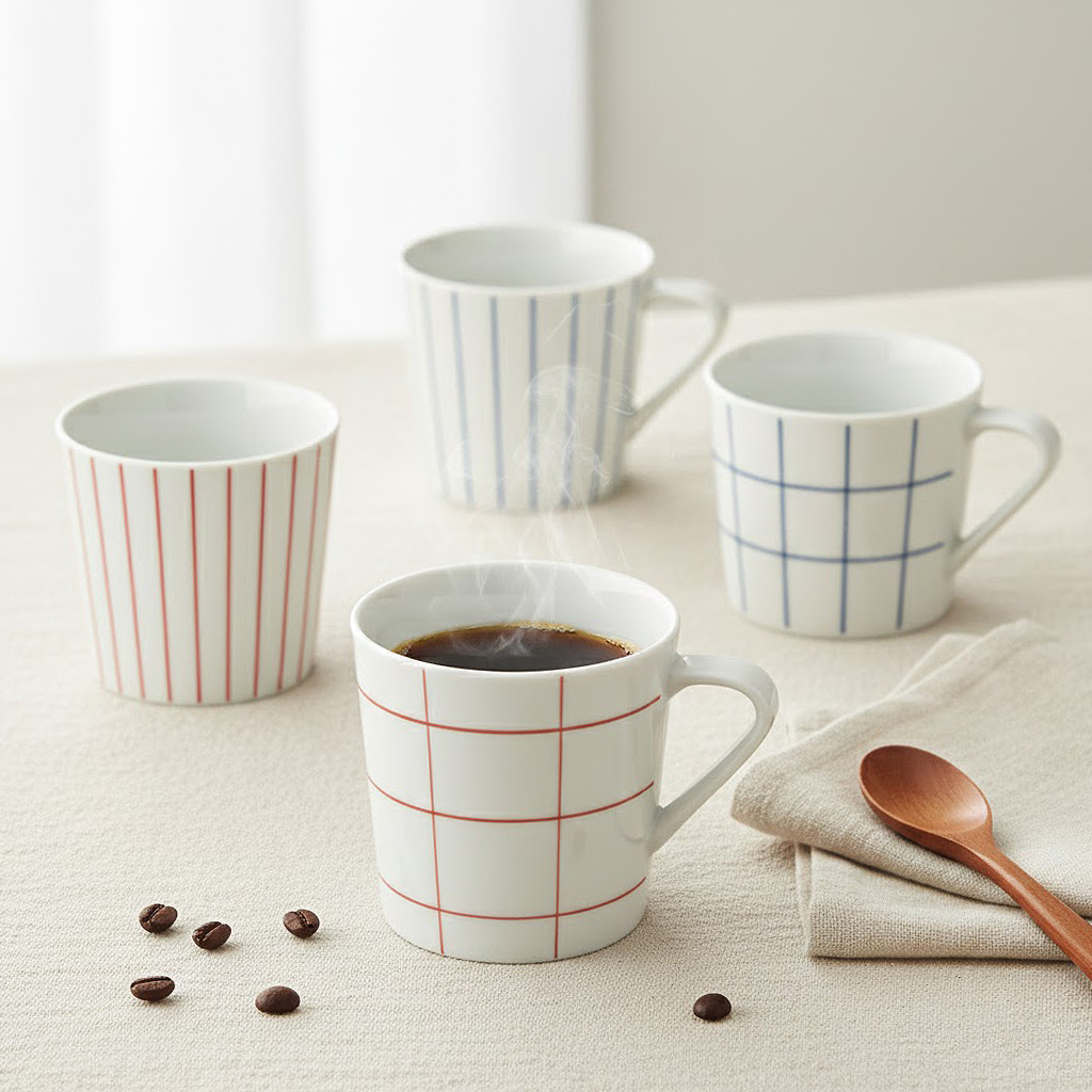 HASAMI-YAKI/波佐见烧ES马克杯情侣创意家用简约喝水杯咖啡杯