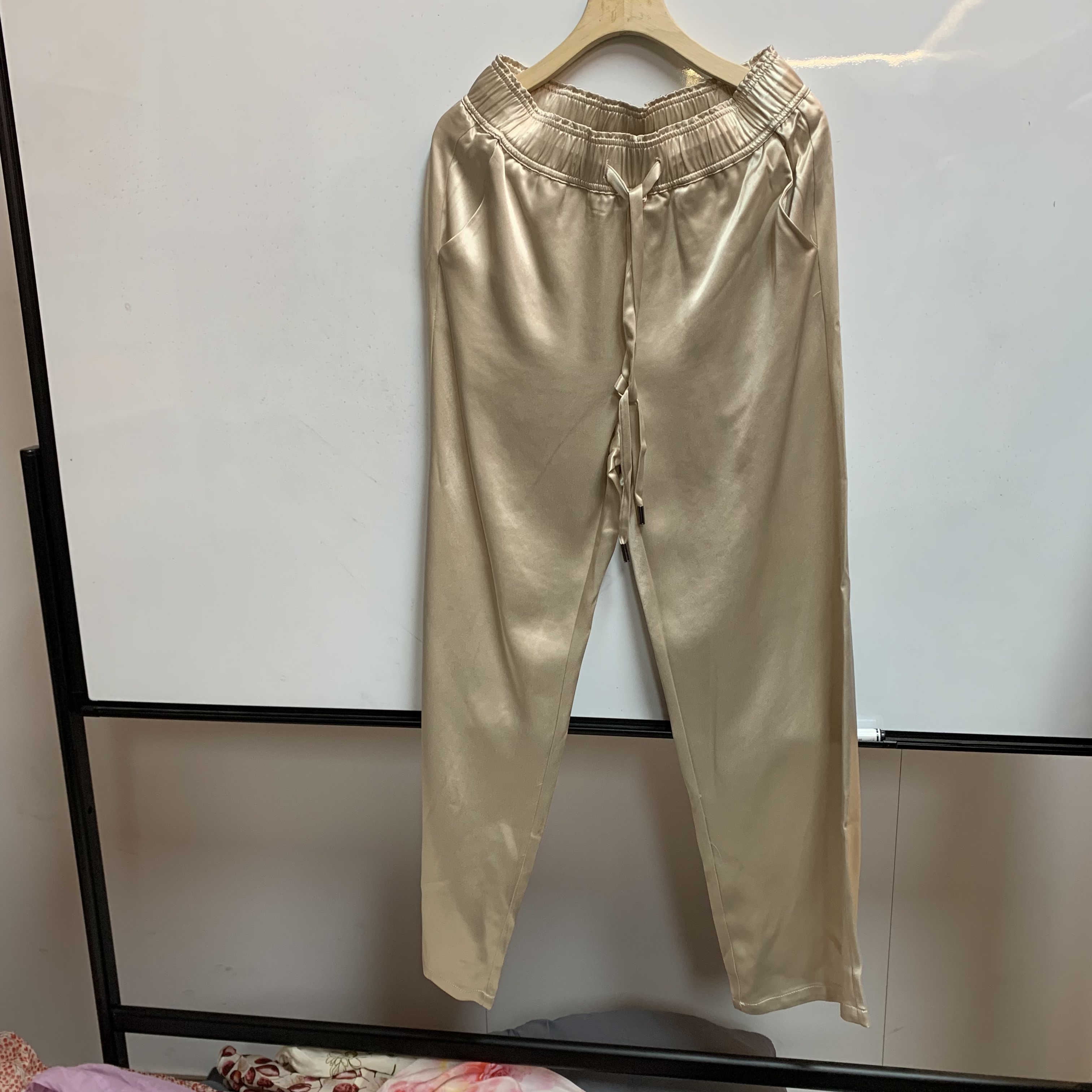 进口三醋酸高档阔腿裤E263