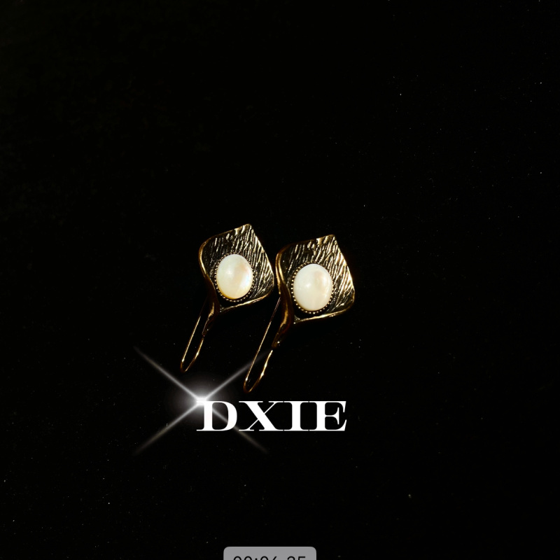 铜合金 树脂 Anna耳钉 AN1003