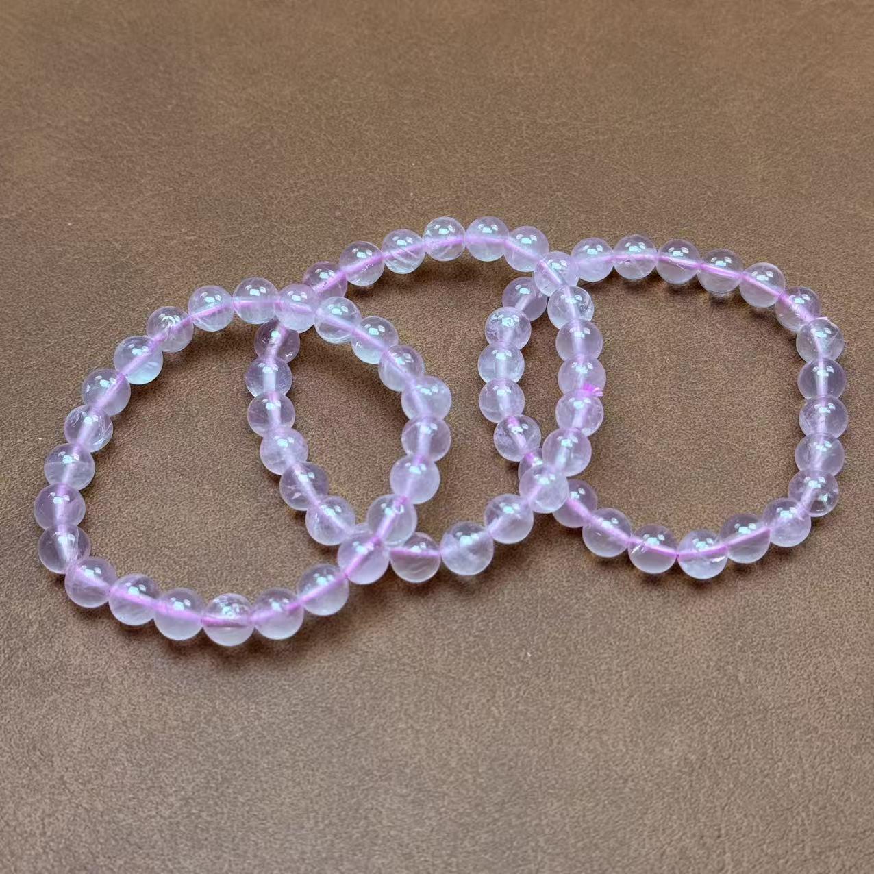 直播宠粉福袋 天然 8mm 粉水晶 珠宝手串 多样性发一 RS0012