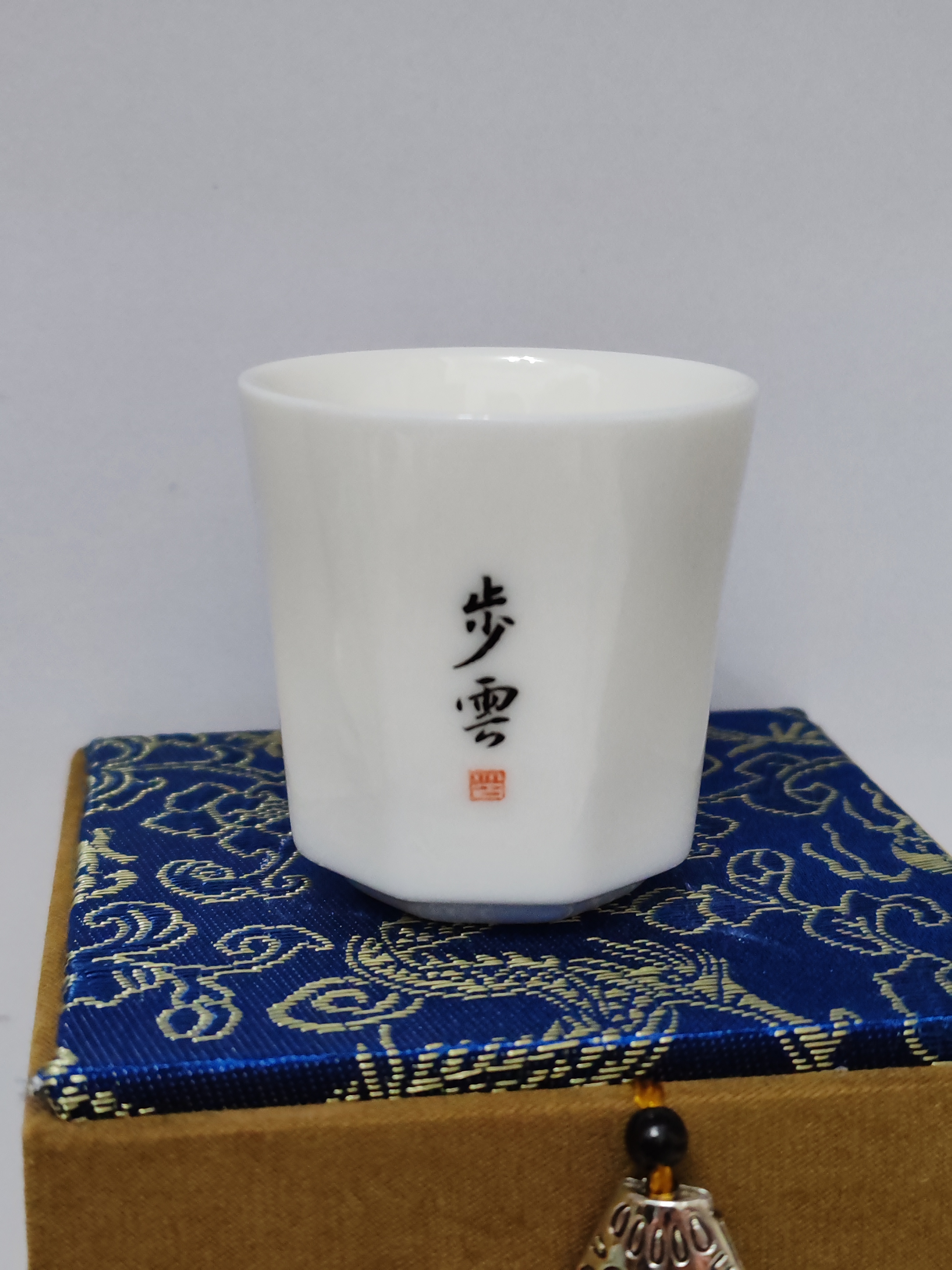 羊脂玉八方主人杯50mL