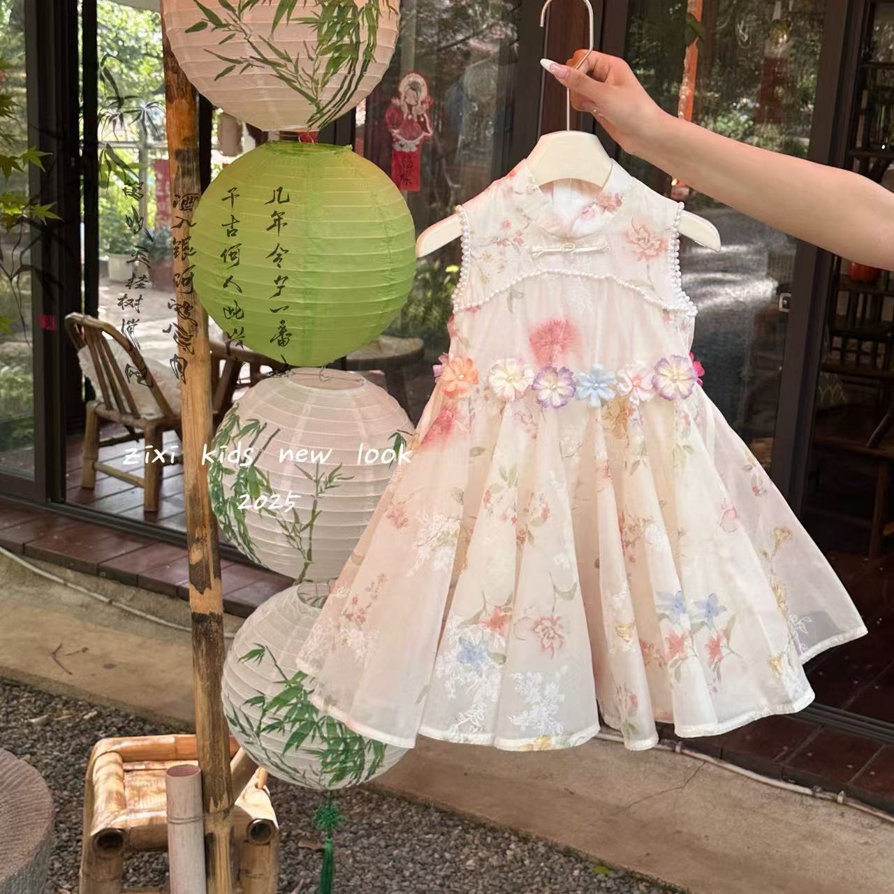 【糯米】女童无袖公主裙小女孩夏季汉服HF047