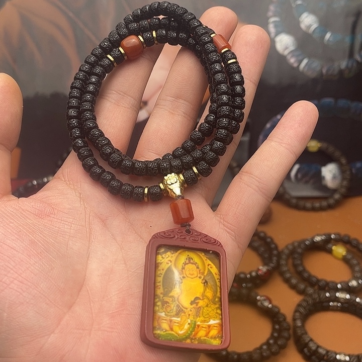 手串椰蒂6黑金脖挂牌牌