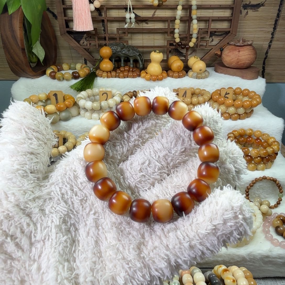 菩提根/象牙果手串干磨卡12