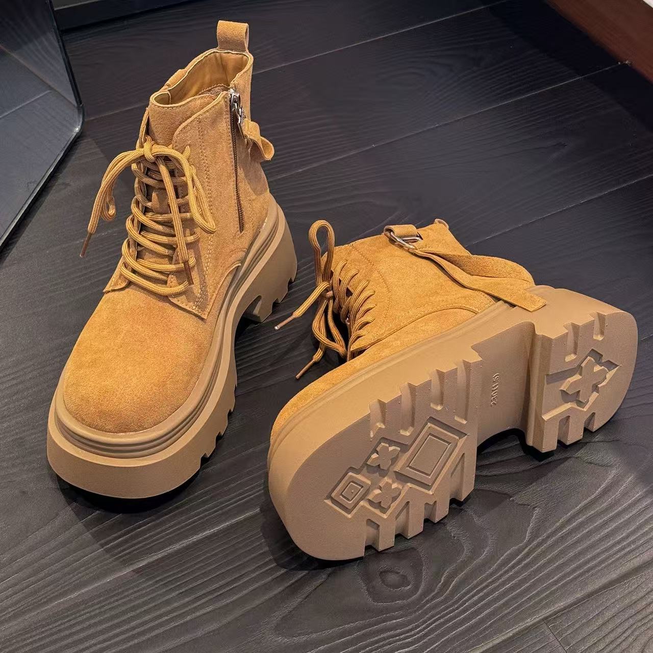 新款气质百搭潮流女士休闲{大棉}短靴/ZY/Z001