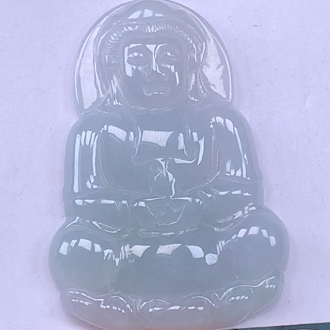 翡翠未镶嵌颈饰玉观音