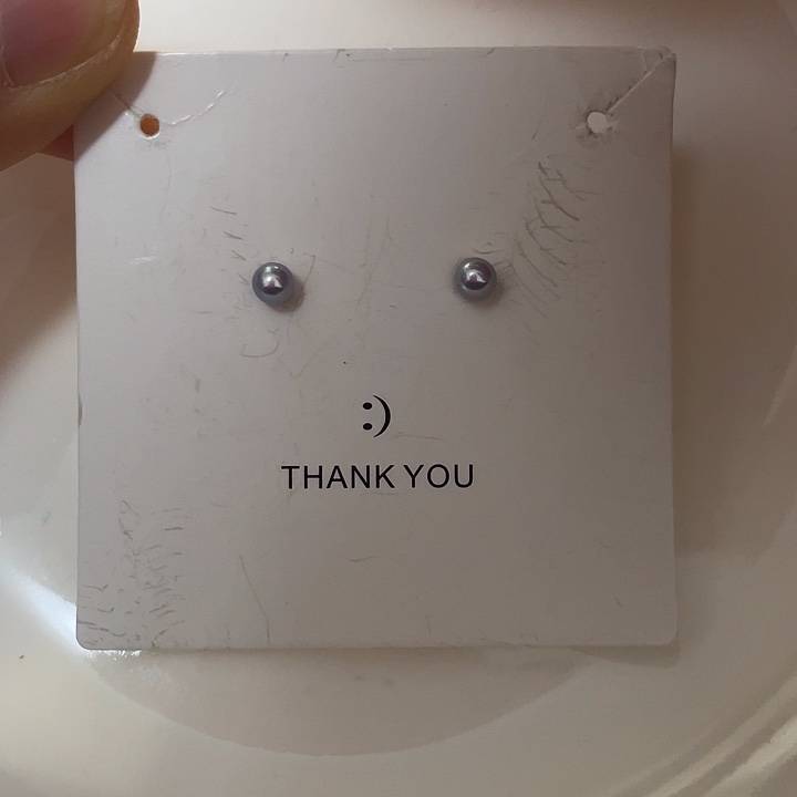 淡水珍珠耳饰银S925镶嵌