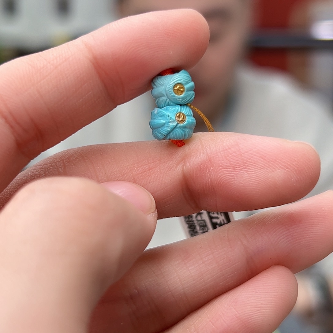 绿松石珠宝奇石未镶嵌伊*