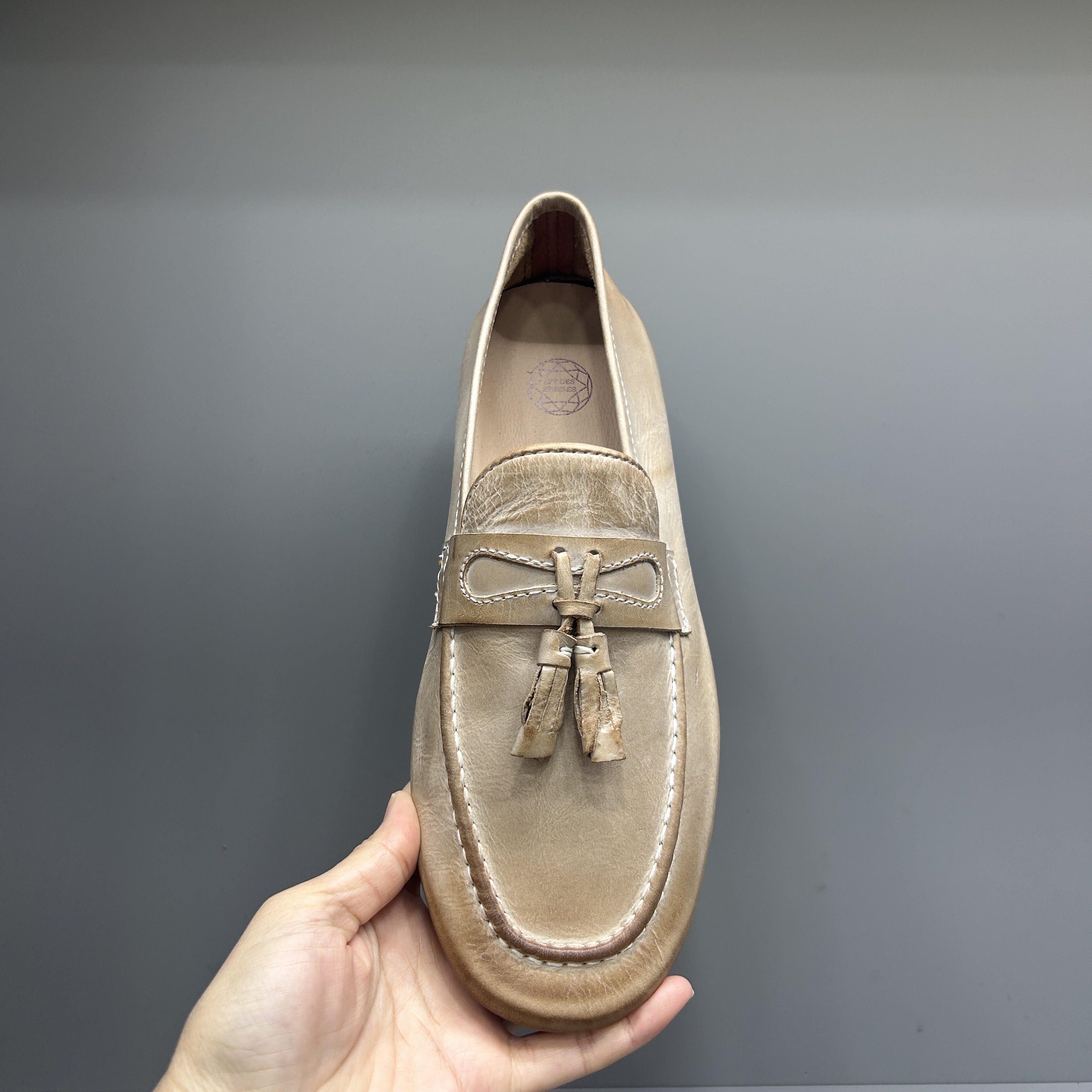 男士男款鞋子百搭真皮一脚蹬平底豆豆鞋皮鞋休闲鞋行政男鞋一脚蹬