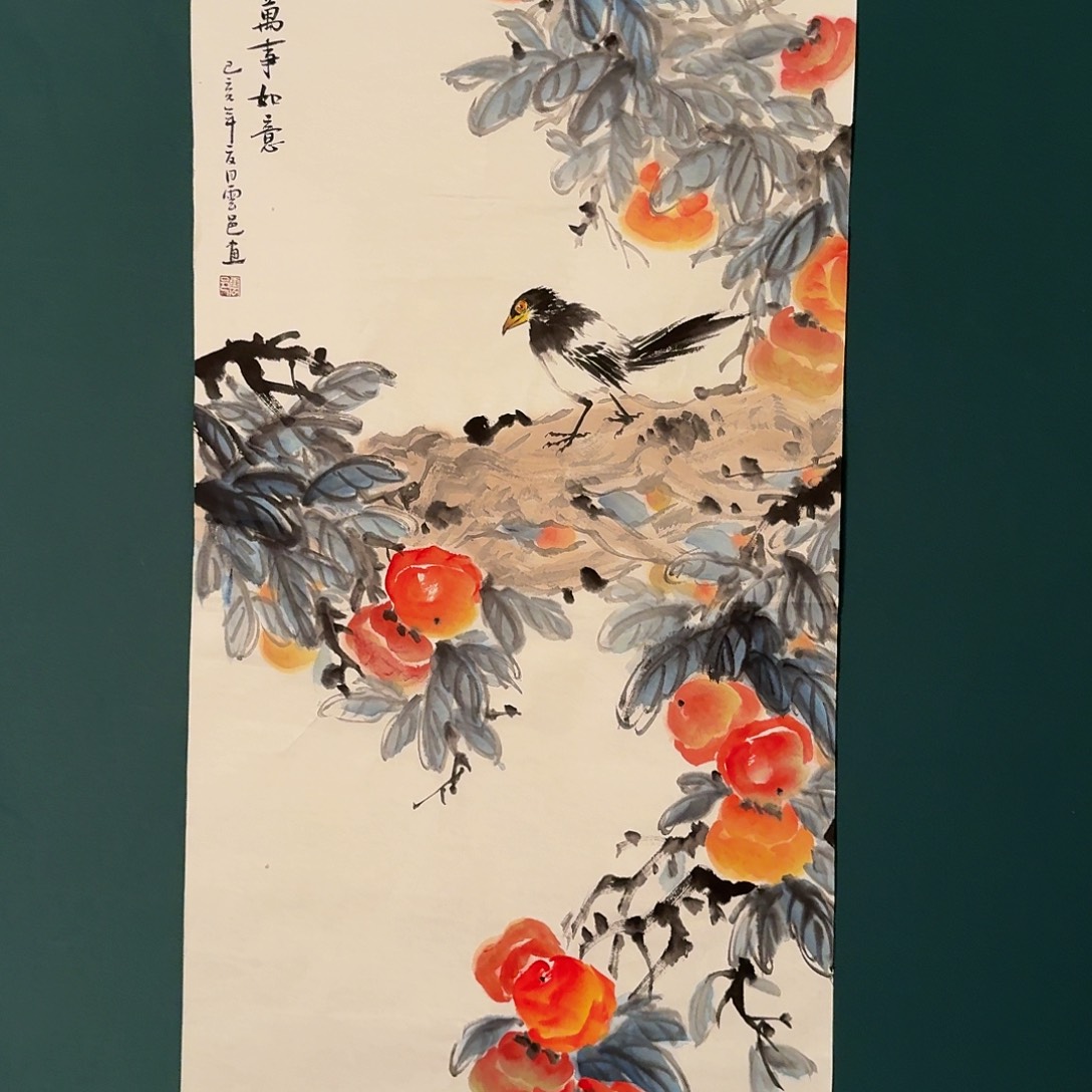 国画云老师画作画作