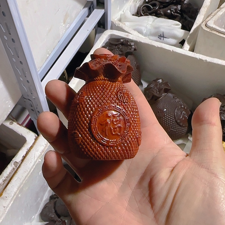 木花梨木8钱袋一个