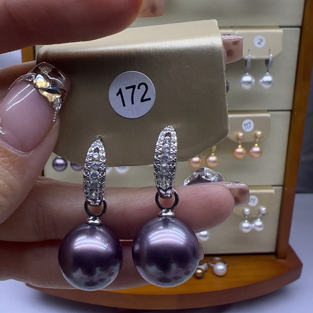 淡水珍珠耳饰未镶嵌