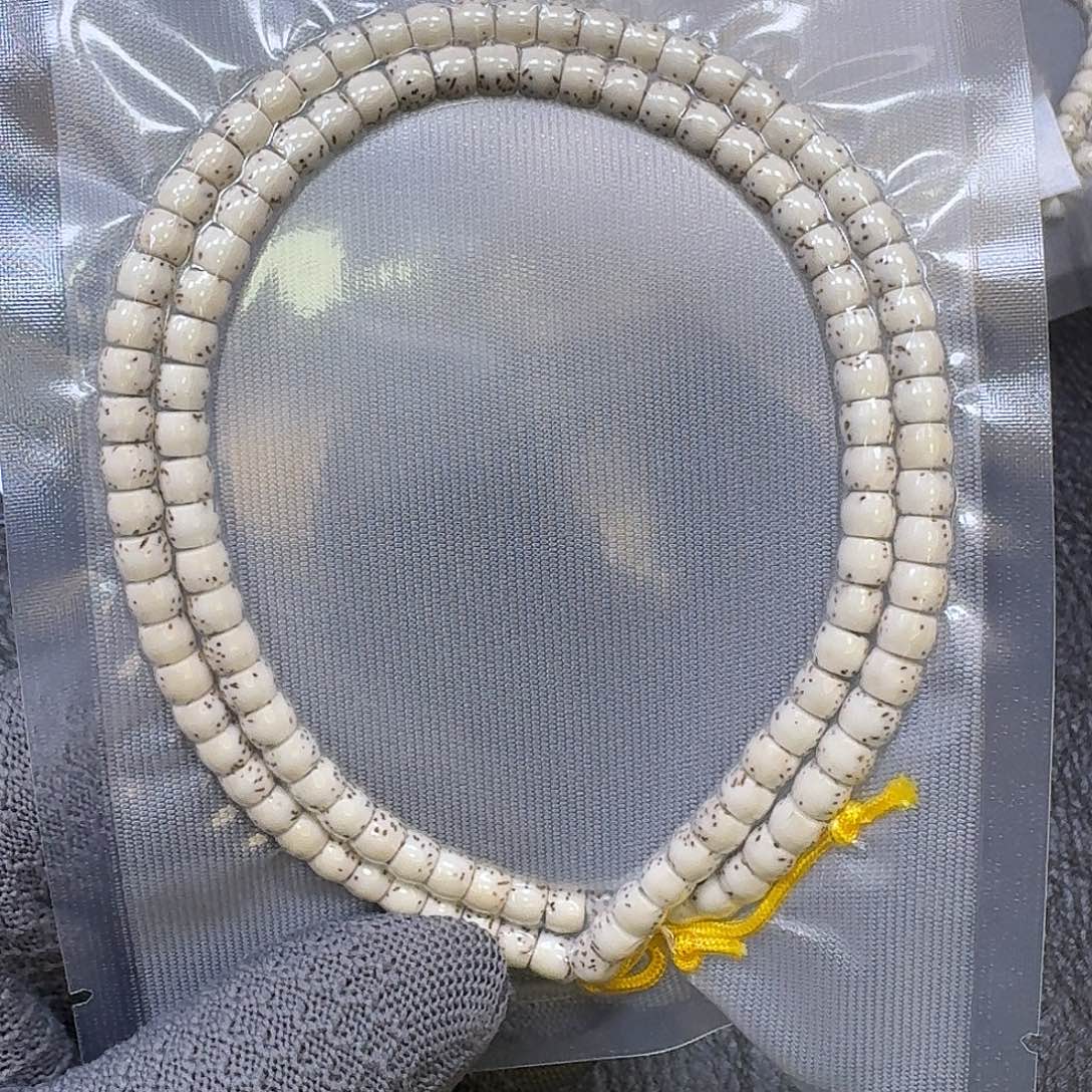 星月菩提手串6*5原生态大留白直切