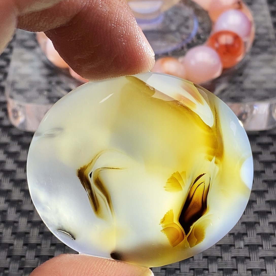 玛瑙/玉髓未镶嵌吊坠(不含链)93