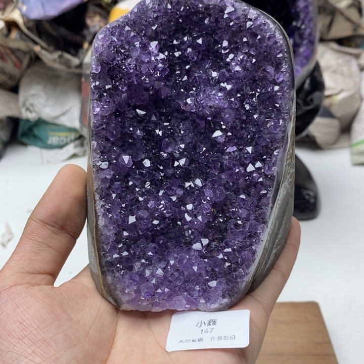 银S925镶嵌大型摆件（非配饰）紫晶