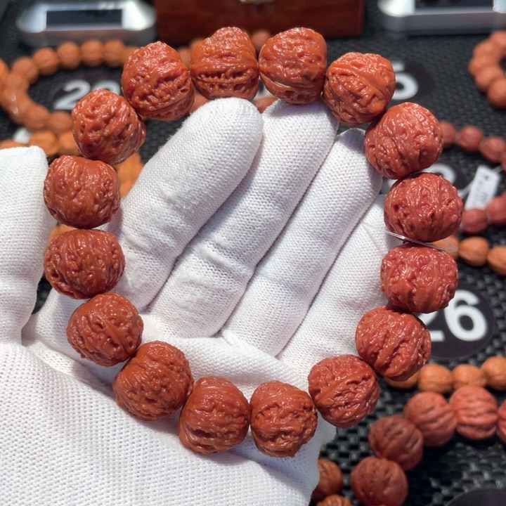 核桃手串金蝉1.8尺寸全品