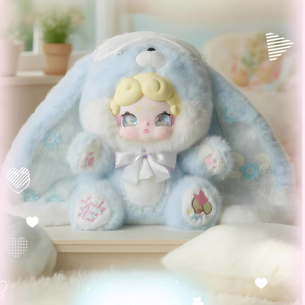 【甜茶小兔】晚安小兔600体甜茶小兔毛绒系列潮玩盲盒