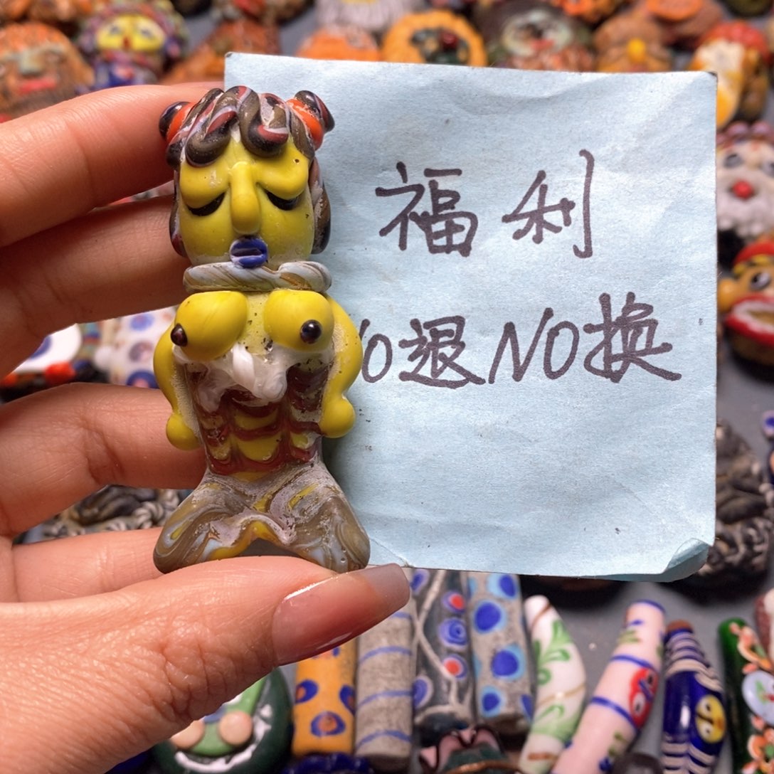 琉璃颈饰印度尼西亚美人鱼