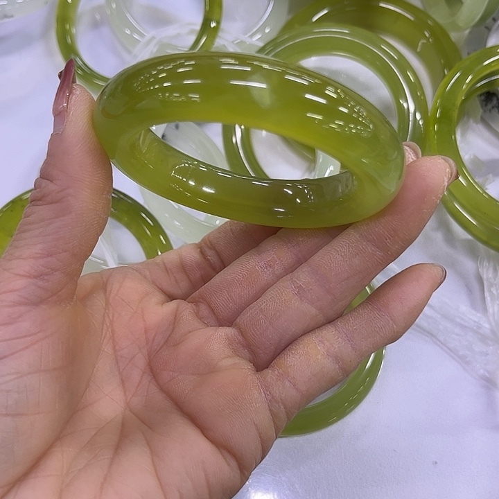 蛇纹石玉合金手镯