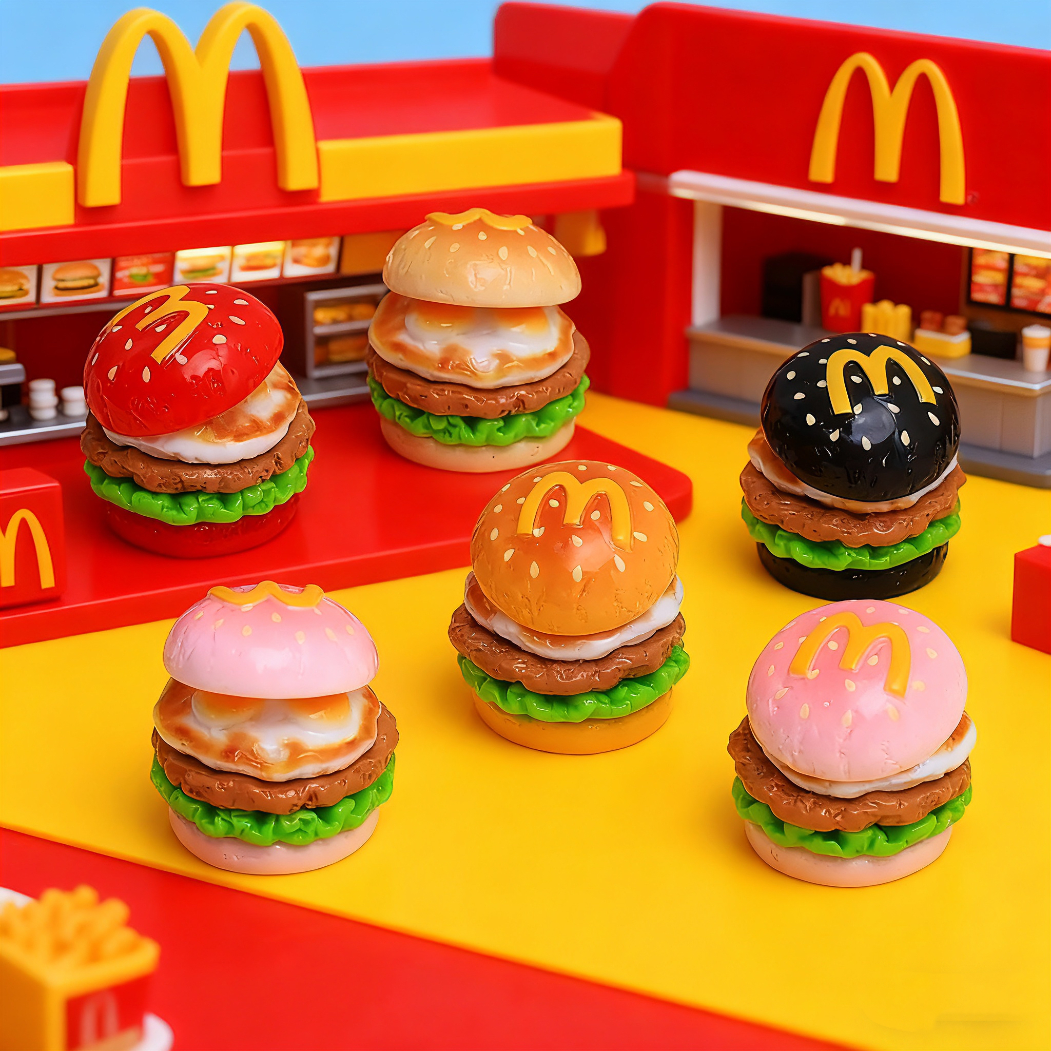 【喵喵单款】每日新品DIY树脂配件食玩水果面包卡通甜品奶油胶配件