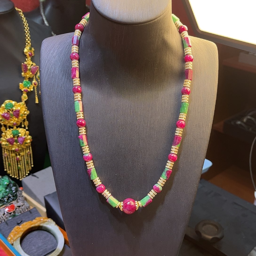 红宝石未镶嵌项链双十二福利价