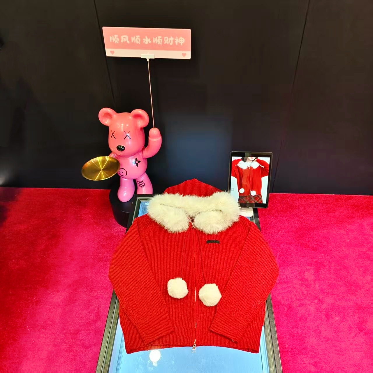 +301 新款秋季针织衫时尚洋气百搭连帽长袖开衫