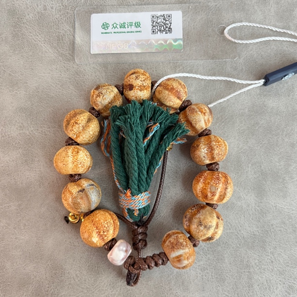 奶皮沁瓜珠文玩手串 YZ2037［燕赵造物司］