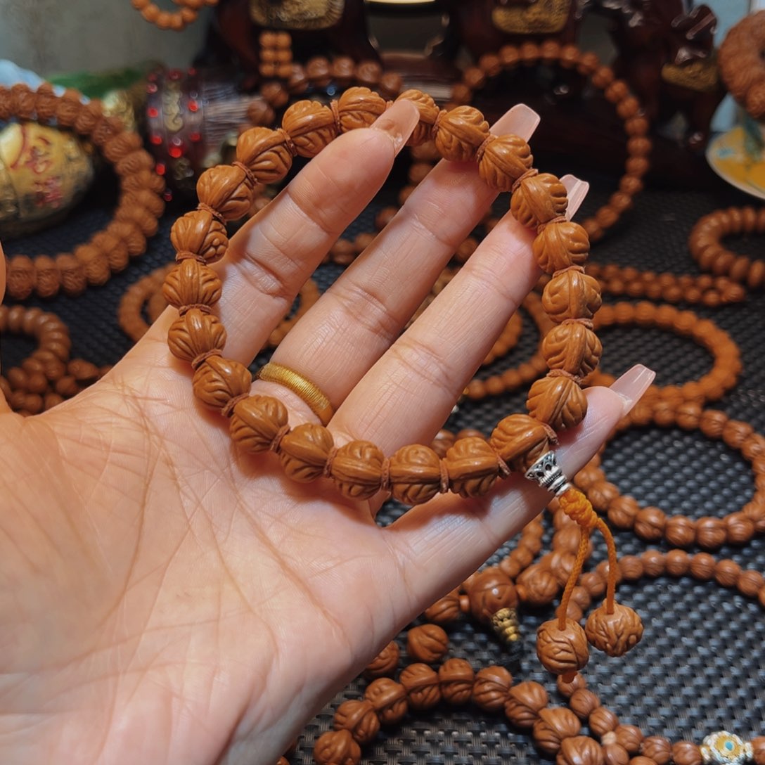 手串桃核13精品小金豆手持