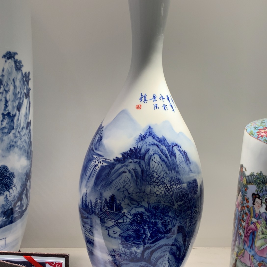 景德镇陶瓷花瓶摆件