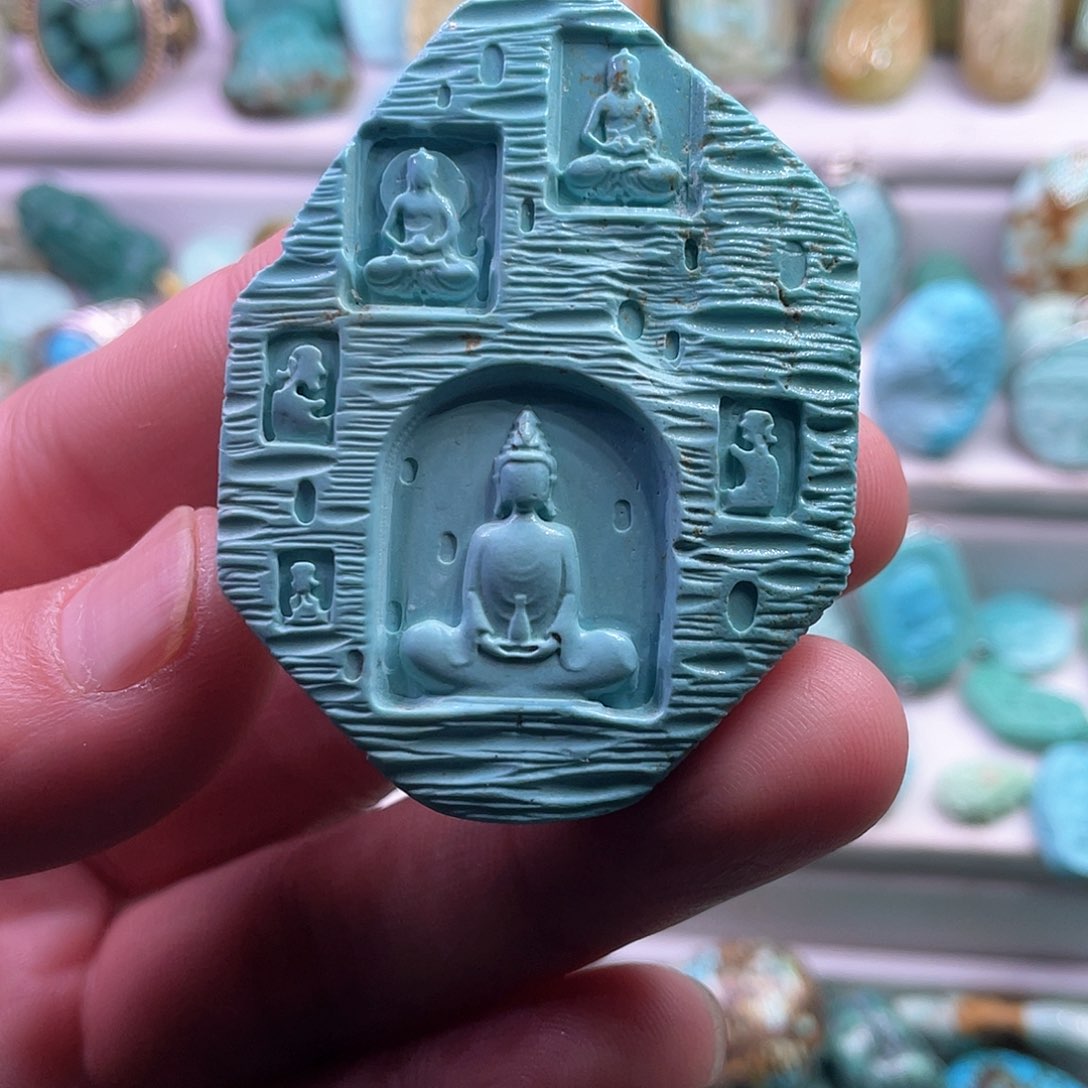 绿松石颈饰未镶嵌黑****晓