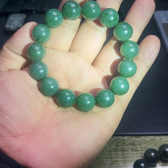 和田玉（碧玉）手串未镶嵌