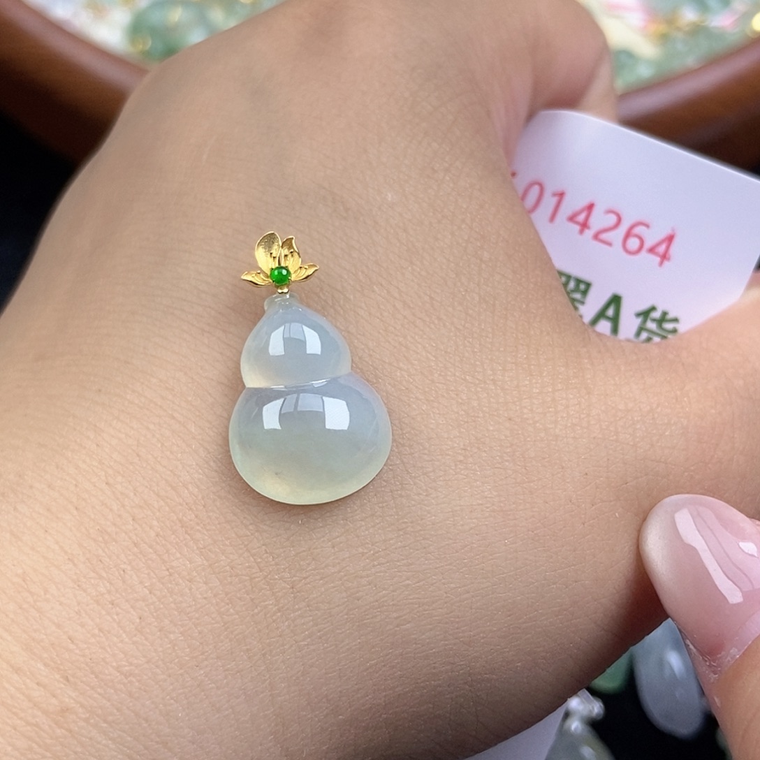 翡翠未镶嵌颈饰天然