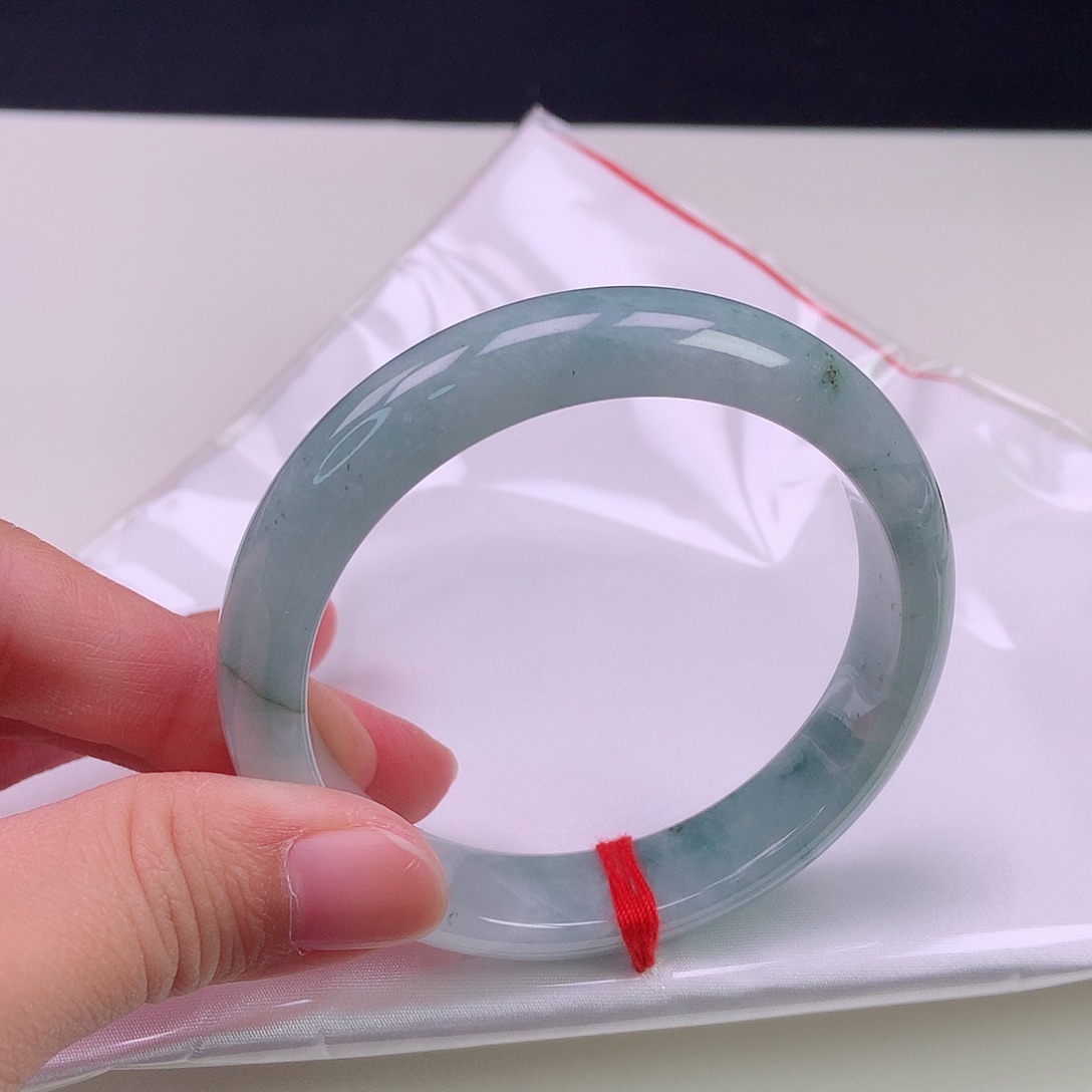 翡翠手镯未镶嵌58正圈