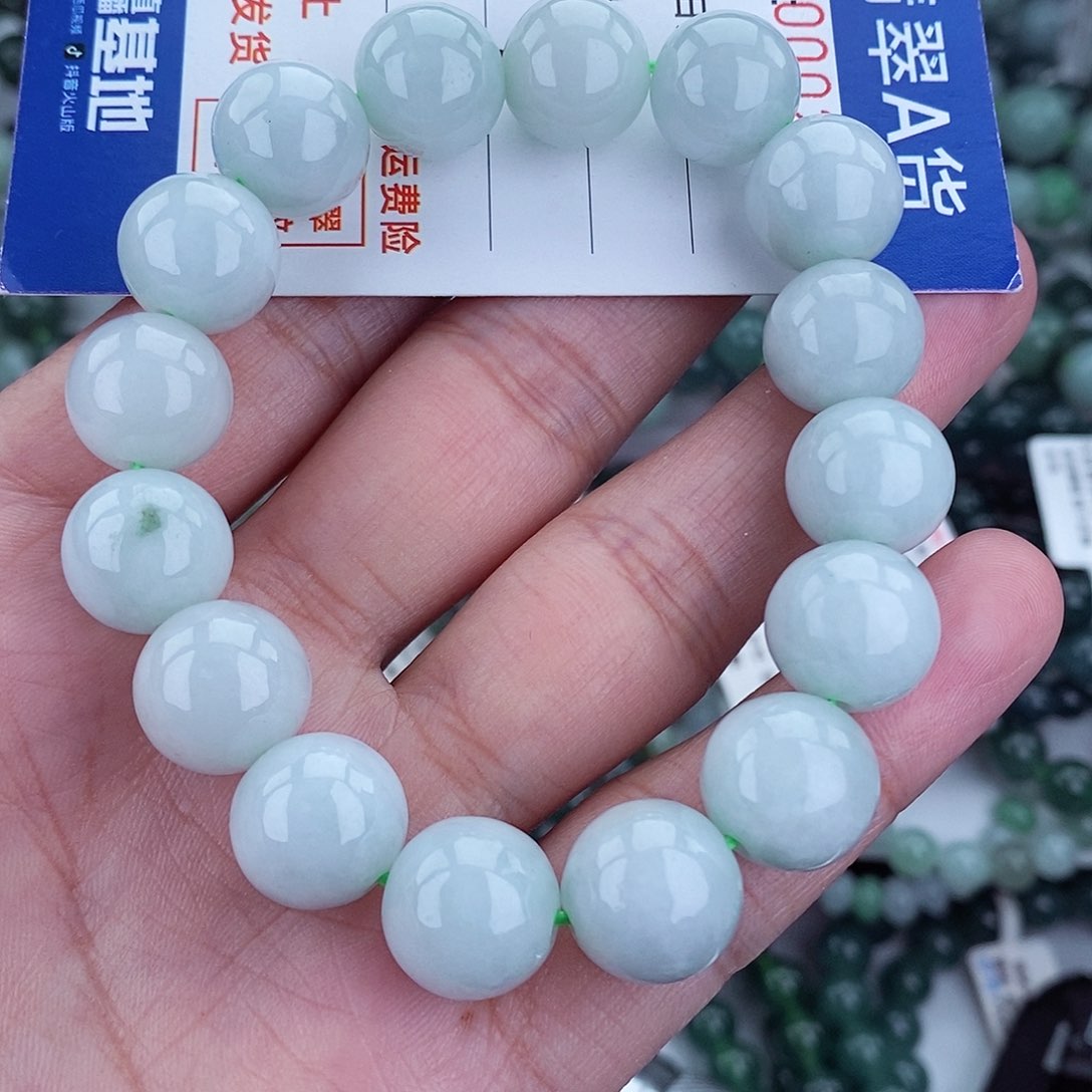 翡翠毛衣链未镶嵌